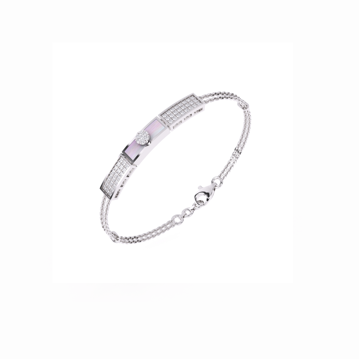 Classy Daily Wear Lab Grown Diamond Bracelet